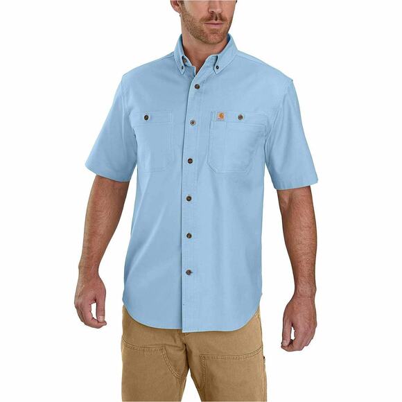 NWT Carhartt Rugged Flex Relaxed Midweight Canvas Short Sleeve Shirt Size XL - Picture 1 of 14